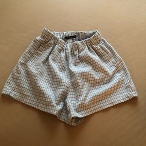 Brandy Melville logan plaid shorts